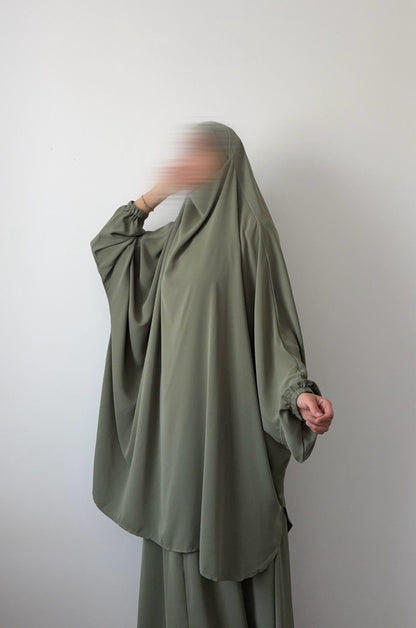 JILBEB 2 PIECES JUPE SOIE DE MEDINE ( QUALITE PREMIUM )