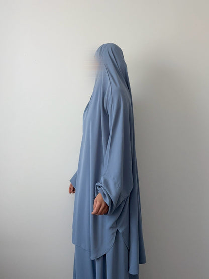 JILBEB 2 PIECES JUPE SOIE DE MEDINE ( QUALITE PREMIUM )